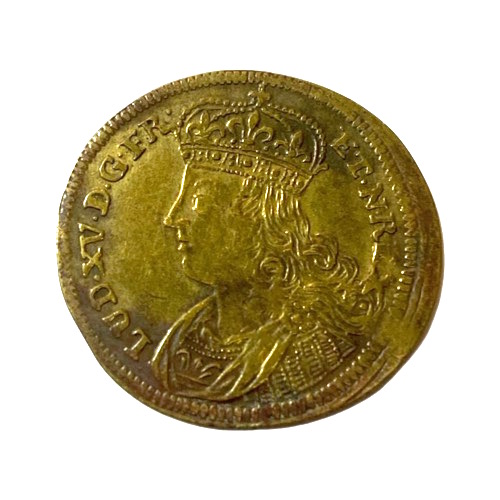 JETON NUREMBERG LAITON LOUIS XIV Rattachement de Bar le duc à la France
