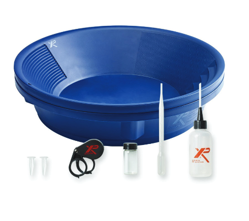 Kit Orpaillage Gold PAN Premium - 2 Pans XP + 2 Tamis + Accessoires - Pour Chercheur D'Or Débutant Ou Pro