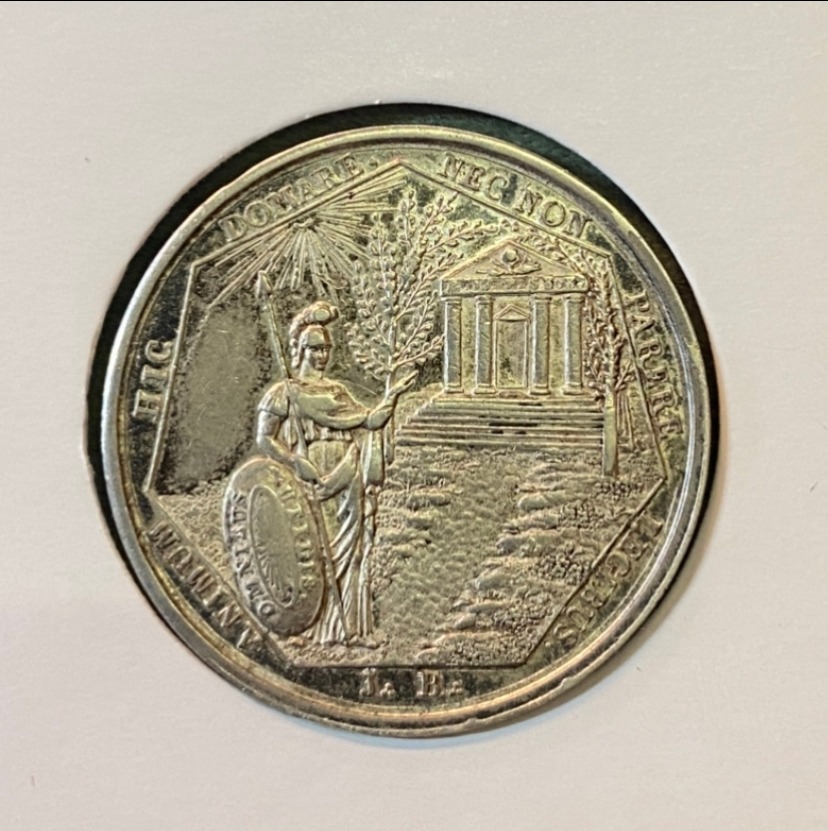 Médaille FRANC-MACONNERIE ROUEN -LES ARTS REUNIS –