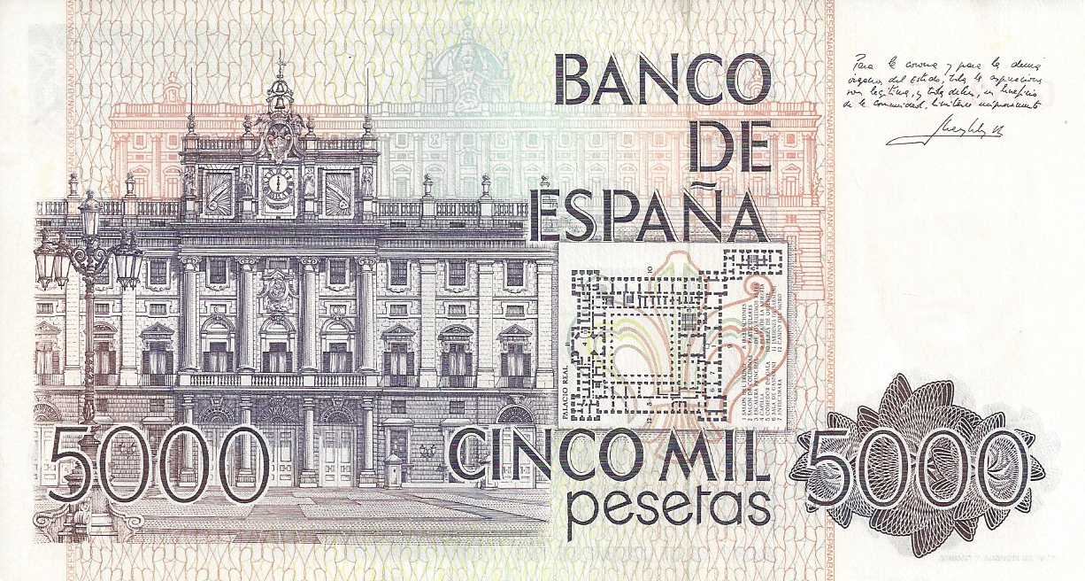 ESPAGNE – 5000 PESETAS Christophe COLOMB – 12-10-1992 (1982) – E3164487 – Image 3