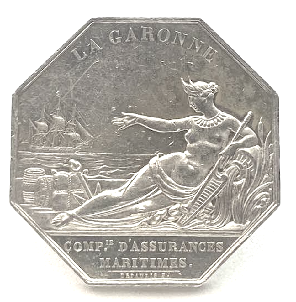 JETON COMPAGNIE D’ASSURANCES MARITIMES LA GARONNE