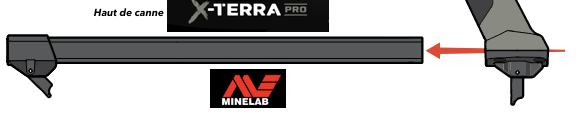 Haut de canne MINELAB X-TERRA PRO